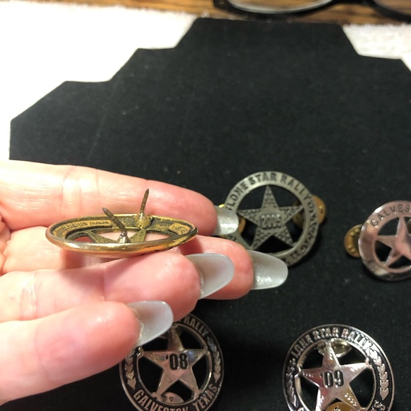 Lone Star Rally Galveston Texas annual star badge lapel pins bundle - Picture 11 of 11